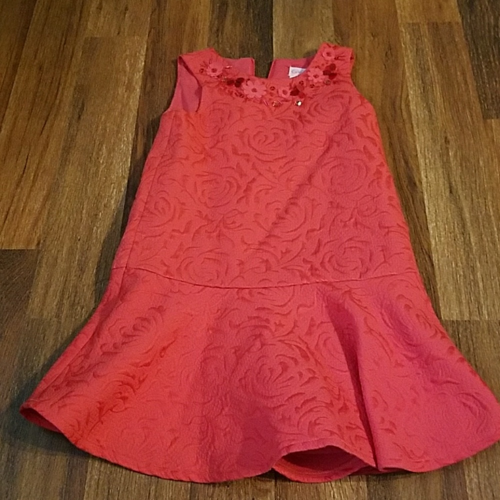 Coral dress
